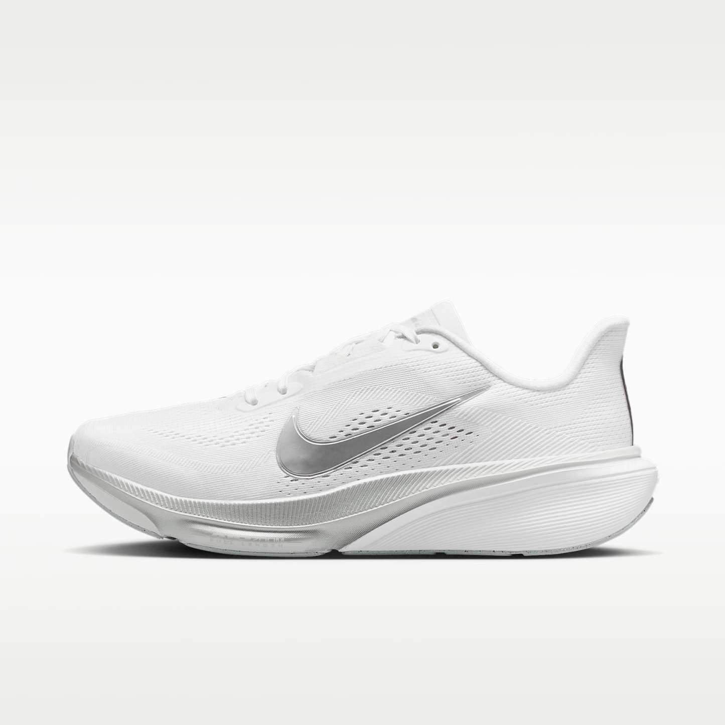 Nike Pegasus 42 Straßenlaufschuh (Damen) – Weiß/Wolf Grey/Cool Grey/Metallic Silver