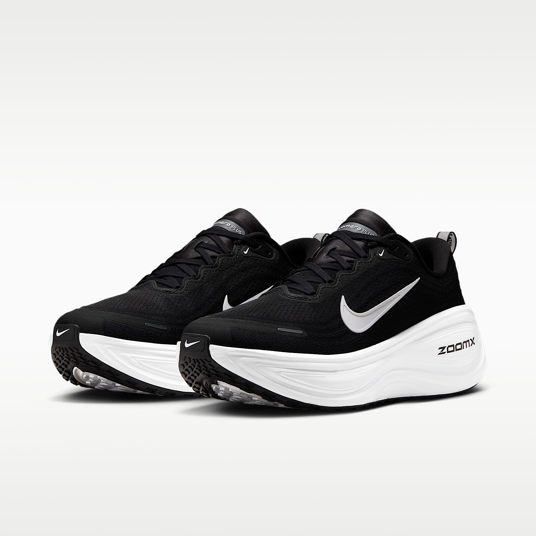 Nike Vomero Plus Straßenlaufschuh (Herren) – Schwarz/Cool Grey/Metallic Dark Grey/Weiß