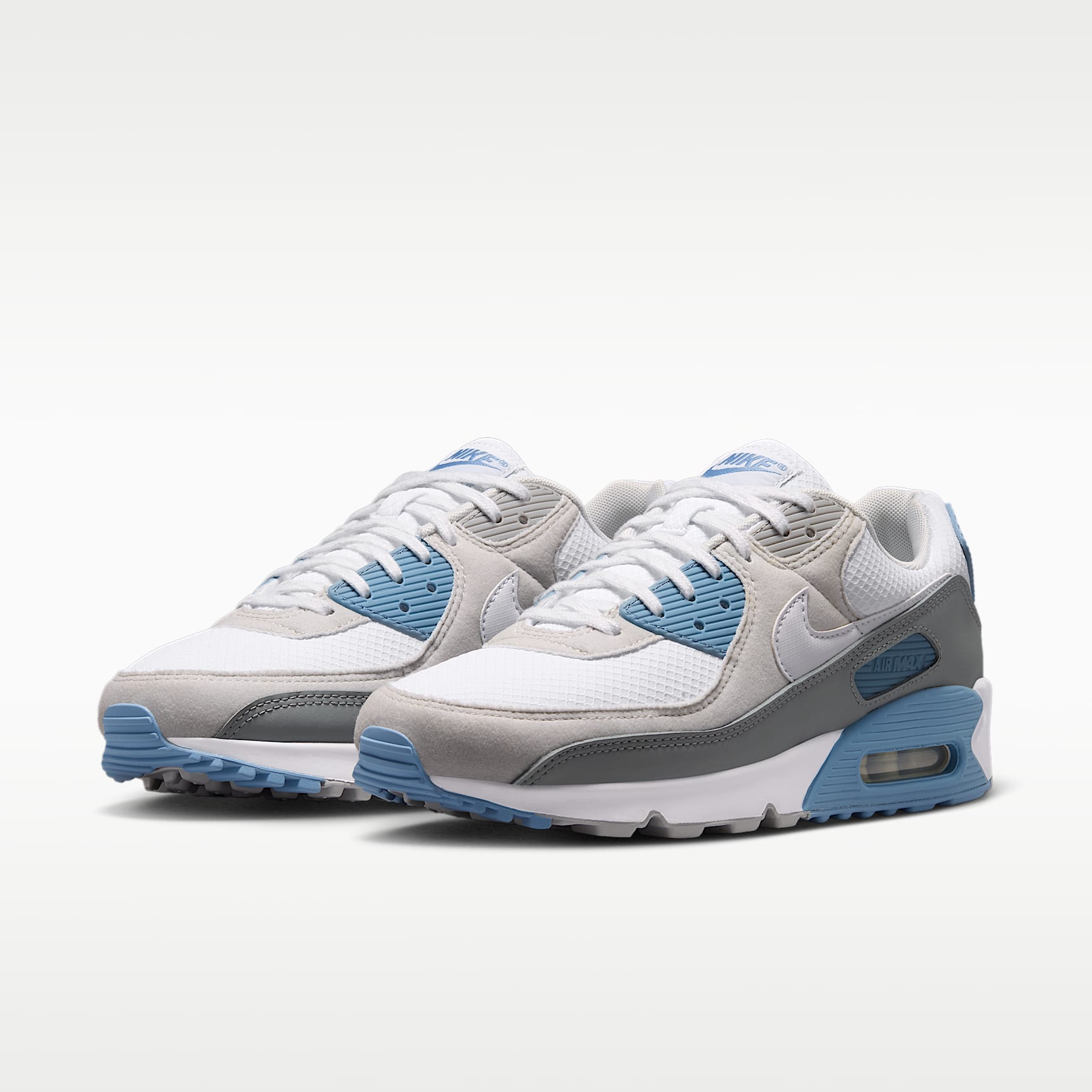 Nike Air Max 90 Schuh (Herren) – Weiß/Light Smoke Grey/Photon Dust/Weiß