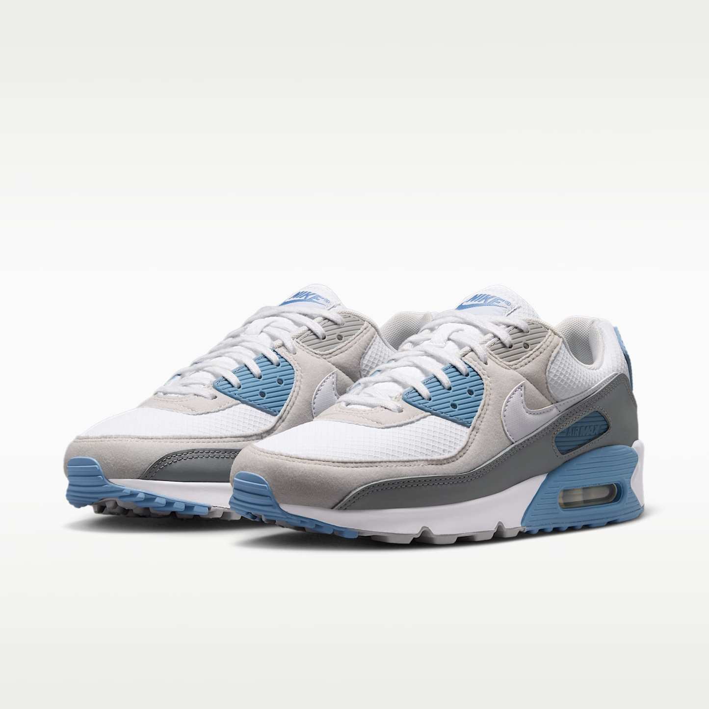 Nike Air Max 90 Schuh (Herren) – Weiß/Light Smoke Grey/Photon Dust/Weiß