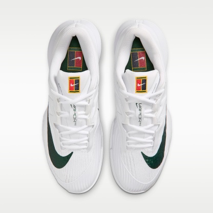 Nike Vapor Pro 3 PRM Tennisschuhe für den Hartplatz (Damen) – Weiß/University Gold/University Red/Gorge Green
