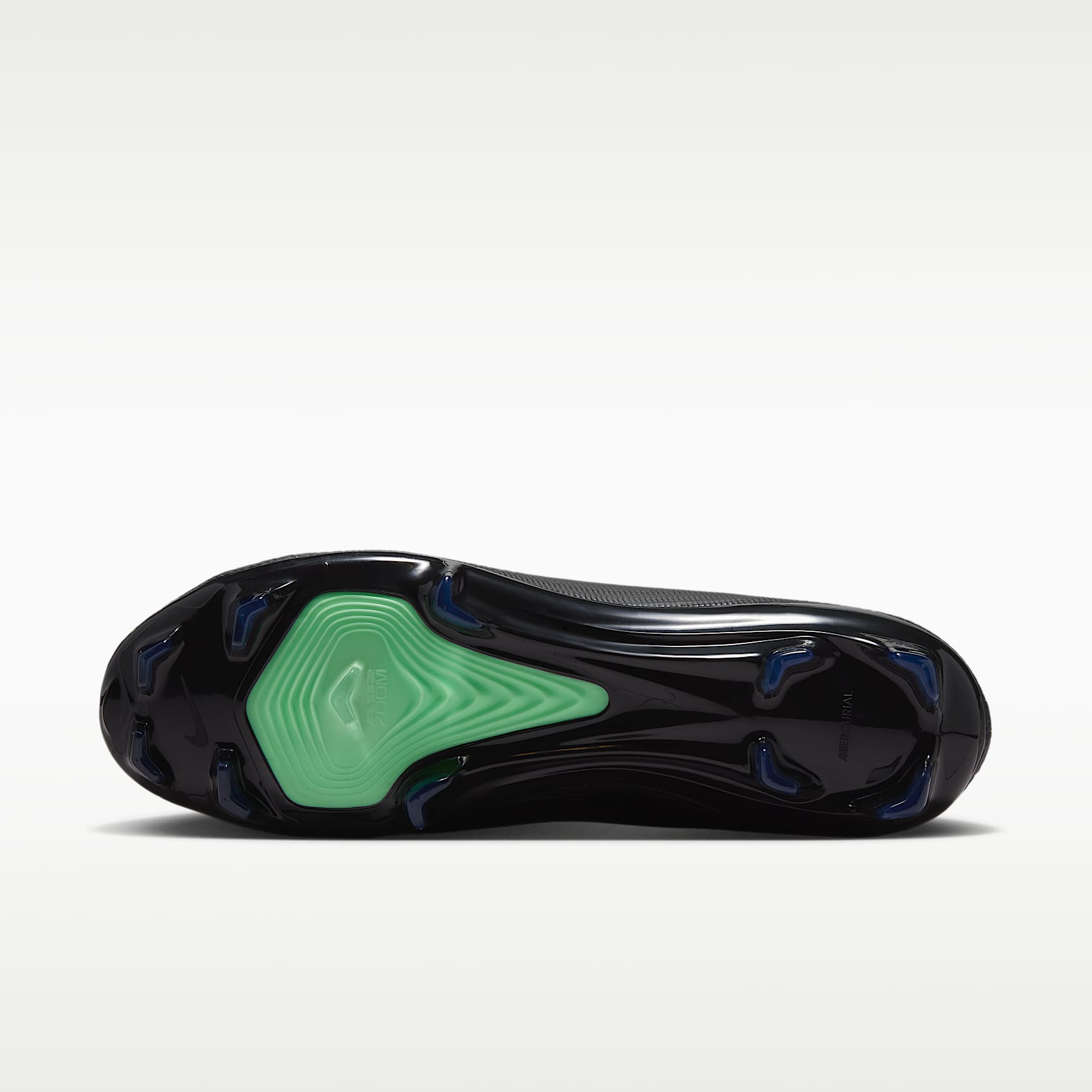 Nike Mercurial Superfly 11 Pro Low-Top-Fußballschuh für normalen Rasen – Schwarz/Schwarz/Illusion Green