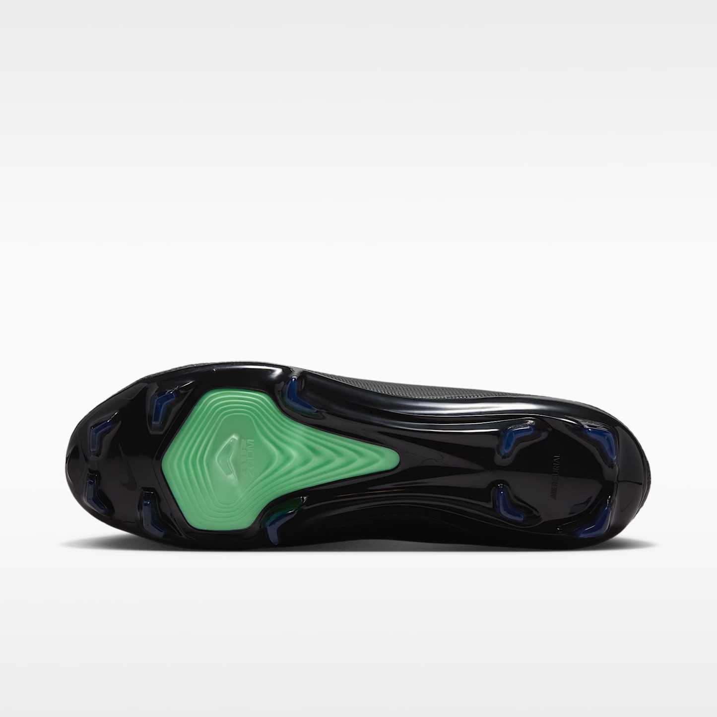Nike Mercurial Superfly 11 Pro Low-Top-Fußballschuh für normalen Rasen – Schwarz/Schwarz/Illusion Green