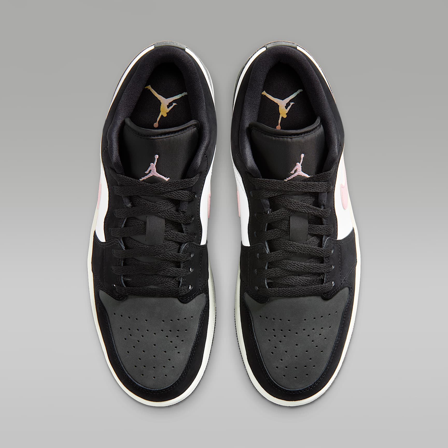 Air Jordan 1 Low SE Herrenschuh – Schwarz/Iron Grey/Weiß/Iced Carmine