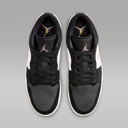 Air Jordan 1 Low SE Herrenschuh – Schwarz/Iron Grey/Weiß/Iced Carmine