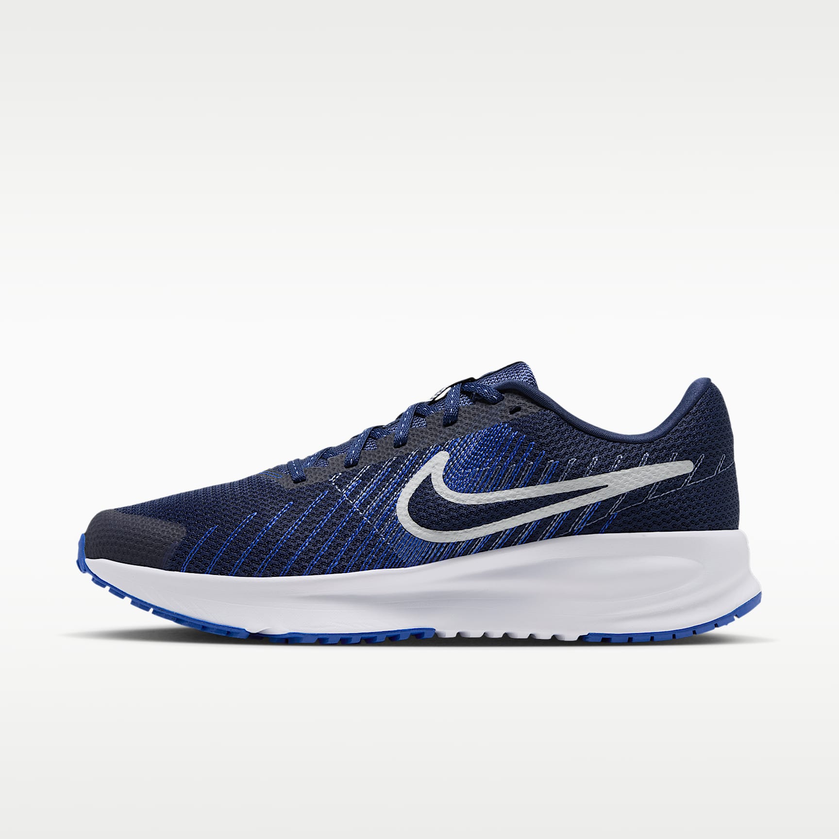 Nike Run Defy Straßenlaufschuh (Herren) – Midnight Navy/Racer Blue/Smokey Blue/Grey Mist