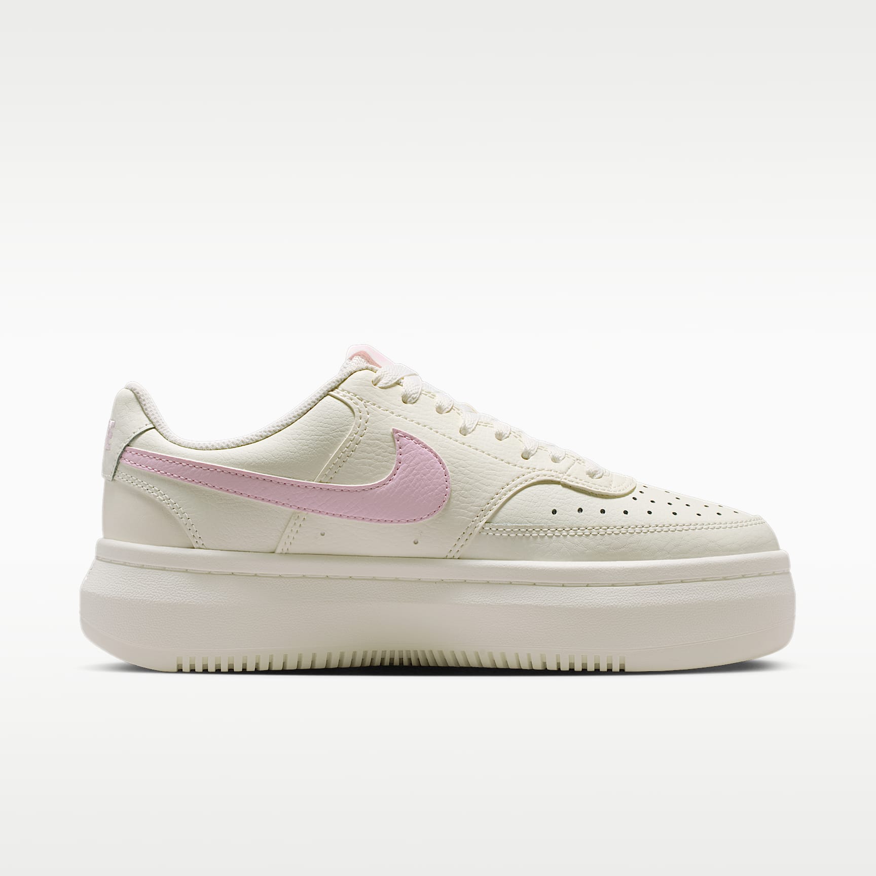 Nike Court Vision Alta Schuh (Damen) – Sail/Pink Foam