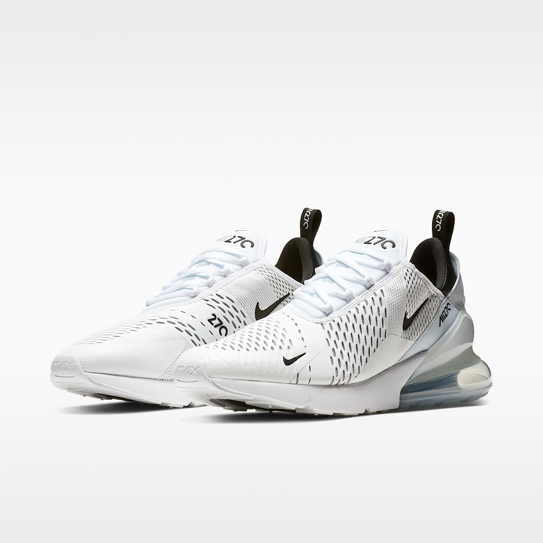 Nike Air Max 270 Herrenschuh – Weiß/Weiß/Schwarz