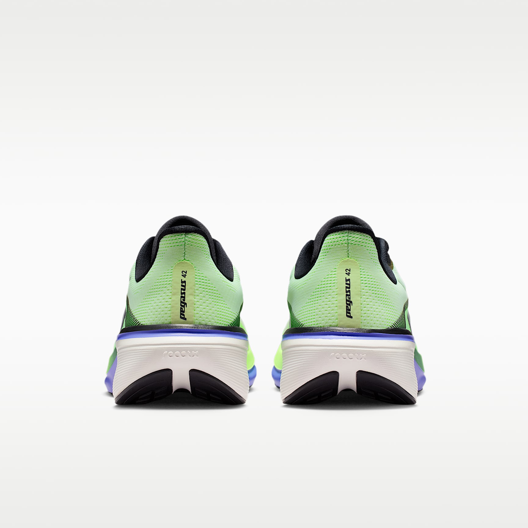 Nike Pegasus 42 Straßenlaufschuh (Herren) – Volt Tint/Sapphire/Lime Blast/Black Spruce