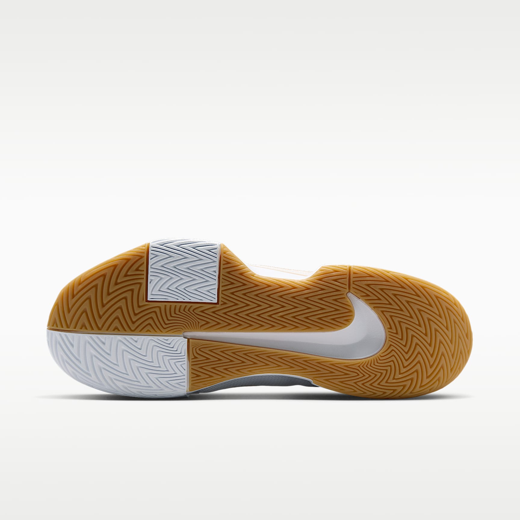 Nike GP Challenge Pro Herren-Tennisschuh für Hartplätze – Weiß/Summit White/Linen/Light Orewood Brown