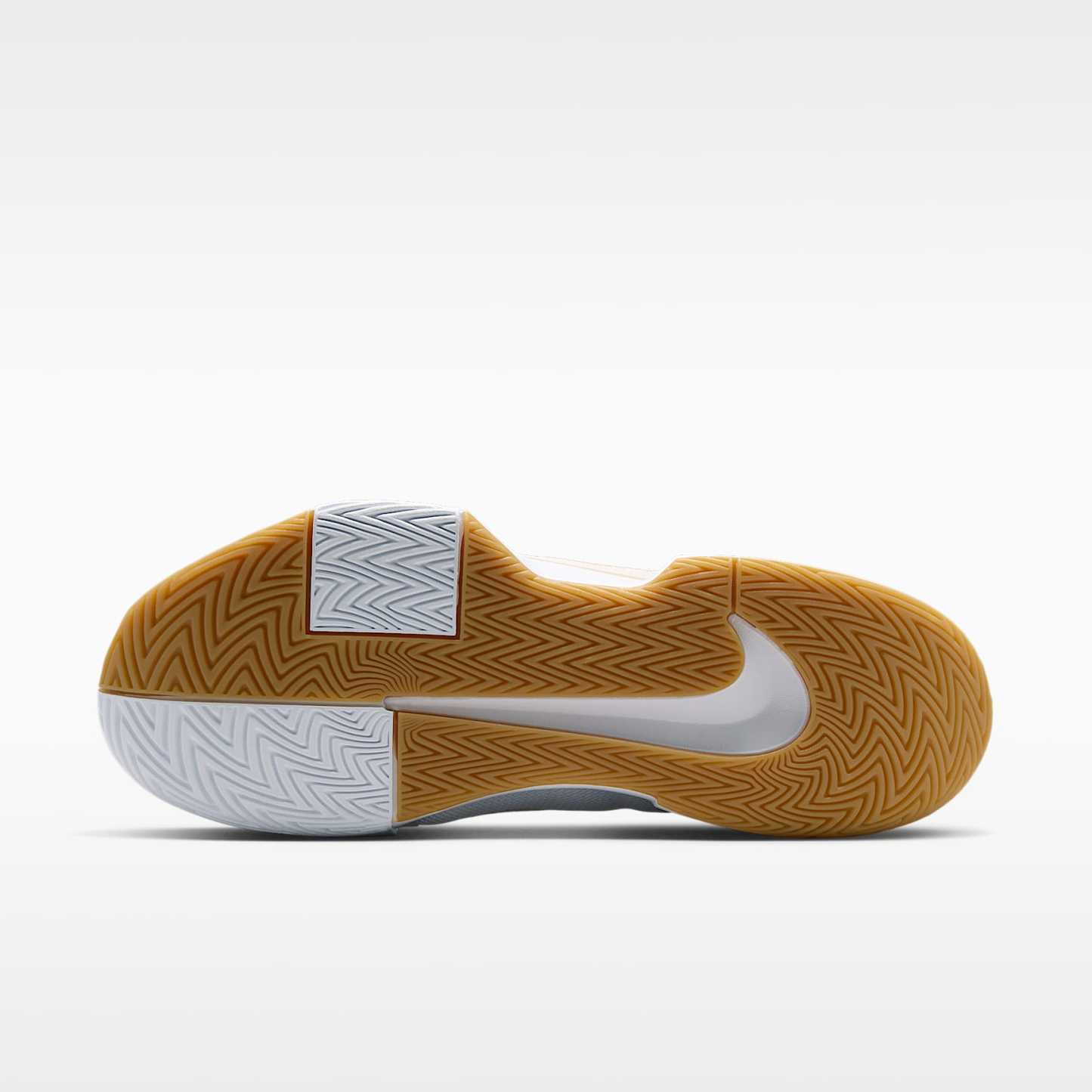 Nike GP Challenge Pro Herren-Tennisschuh für Hartplätze – Weiß/Summit White/Linen/Light Orewood Brown
