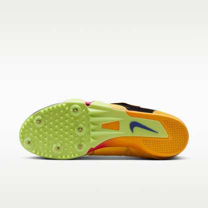 Nike Pole Vault Elite Sprung-Spike für Leichtathletik – Citron Pulse/Volt Ice/Vivid Purple/Indigo Burst