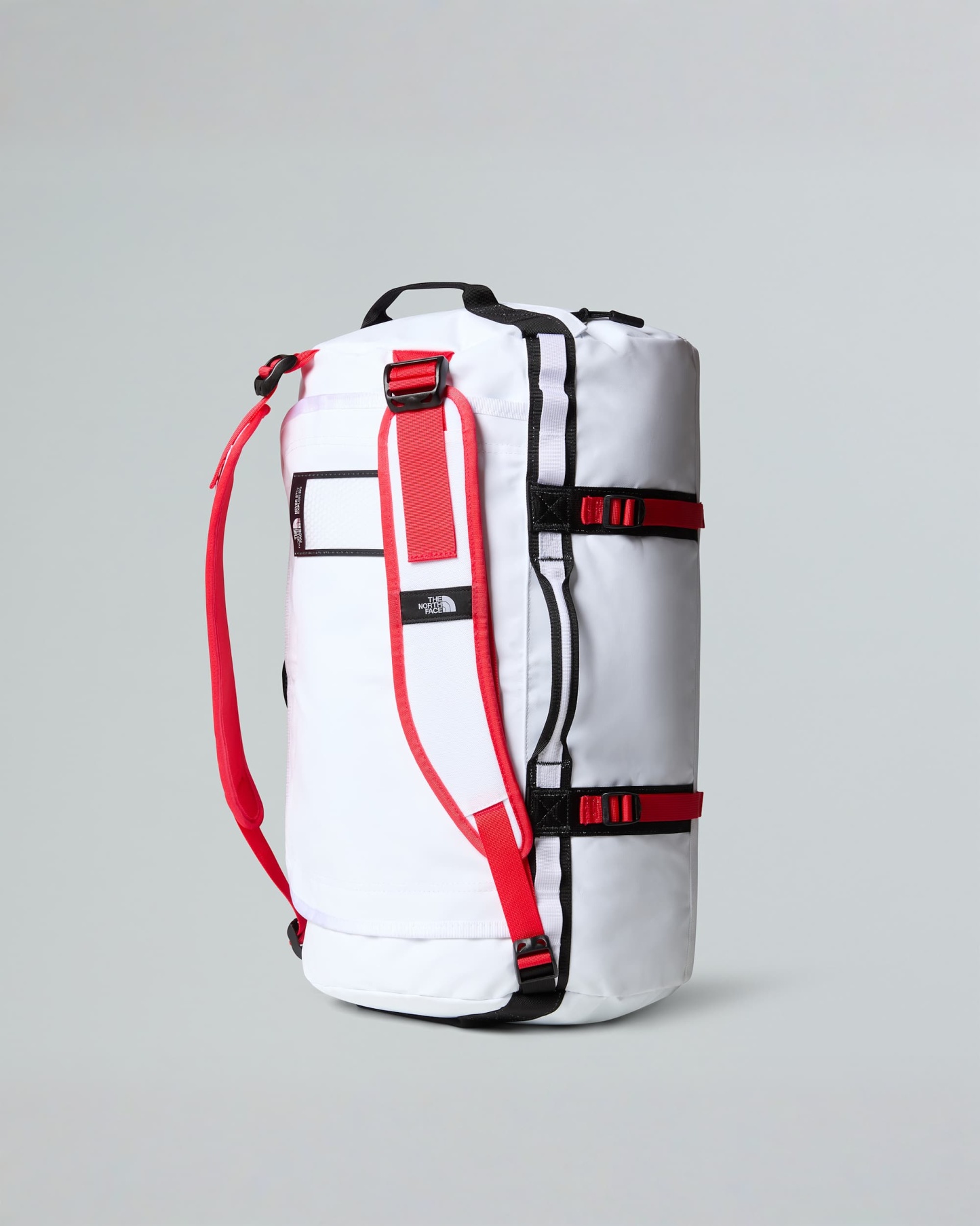 Base Camp Duffel-Tasche 50L – S – TNF White-TNF Black-Elevation Red