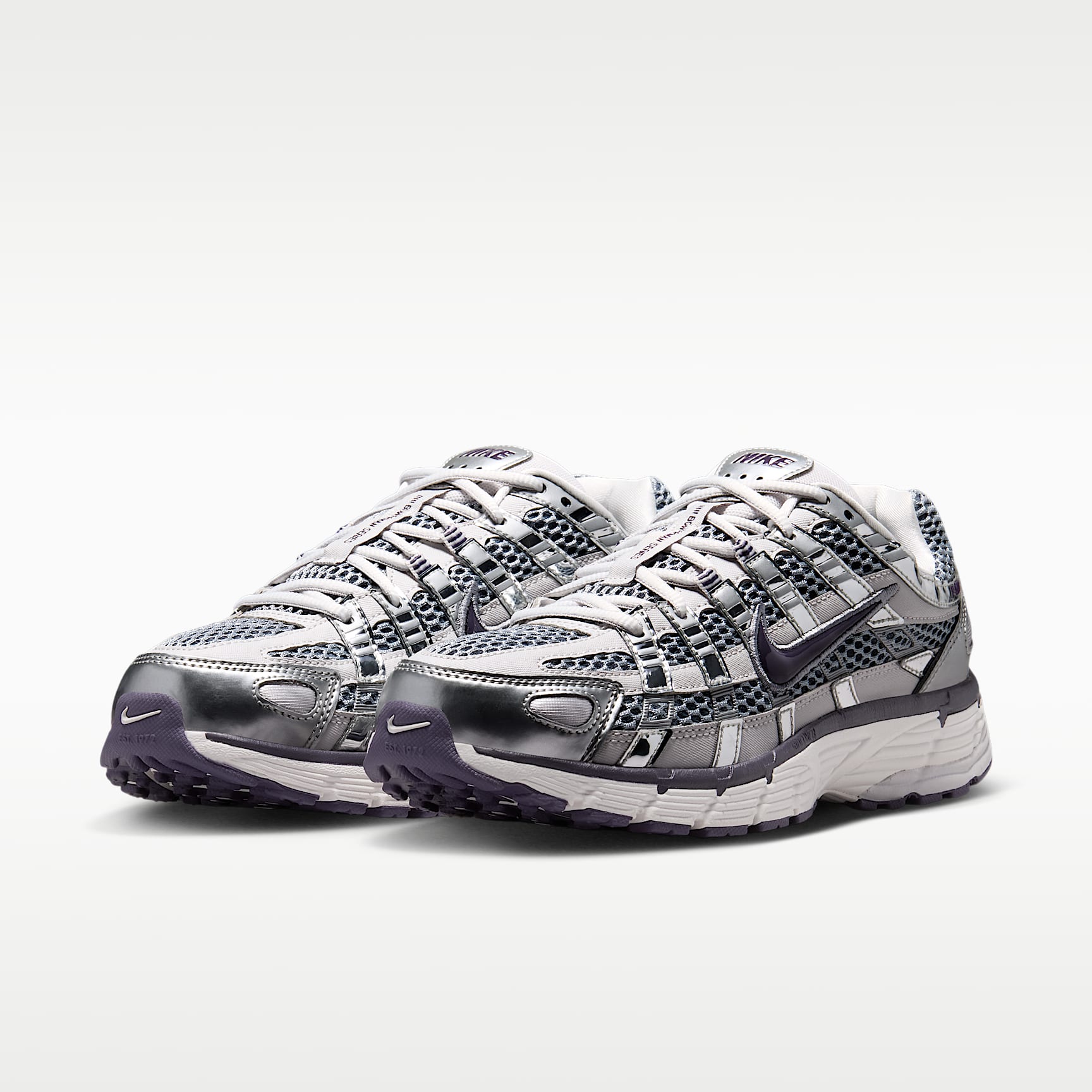 Nike P-6000 Schuh (Damen) – Vast Grey/Metallic Silver/Stealth/Dark Raisin