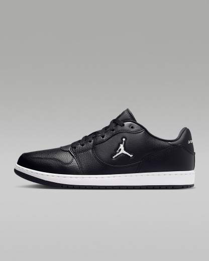 Jordan Court Connect Low Herrenschuhe – Schwarz/Weiß