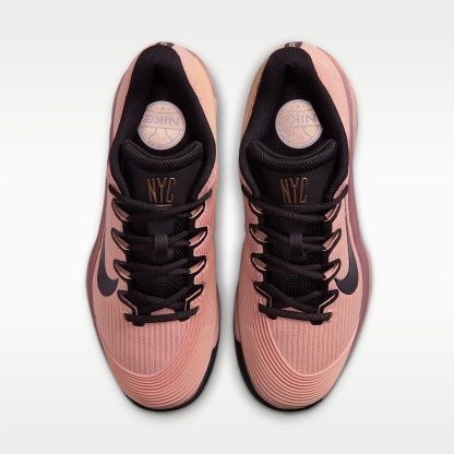 Nike Vapor 12 PRM Tennisschuh für Hartplätze (Damen) – Metallic Red Bronze/Pure Platinum/Schwarz