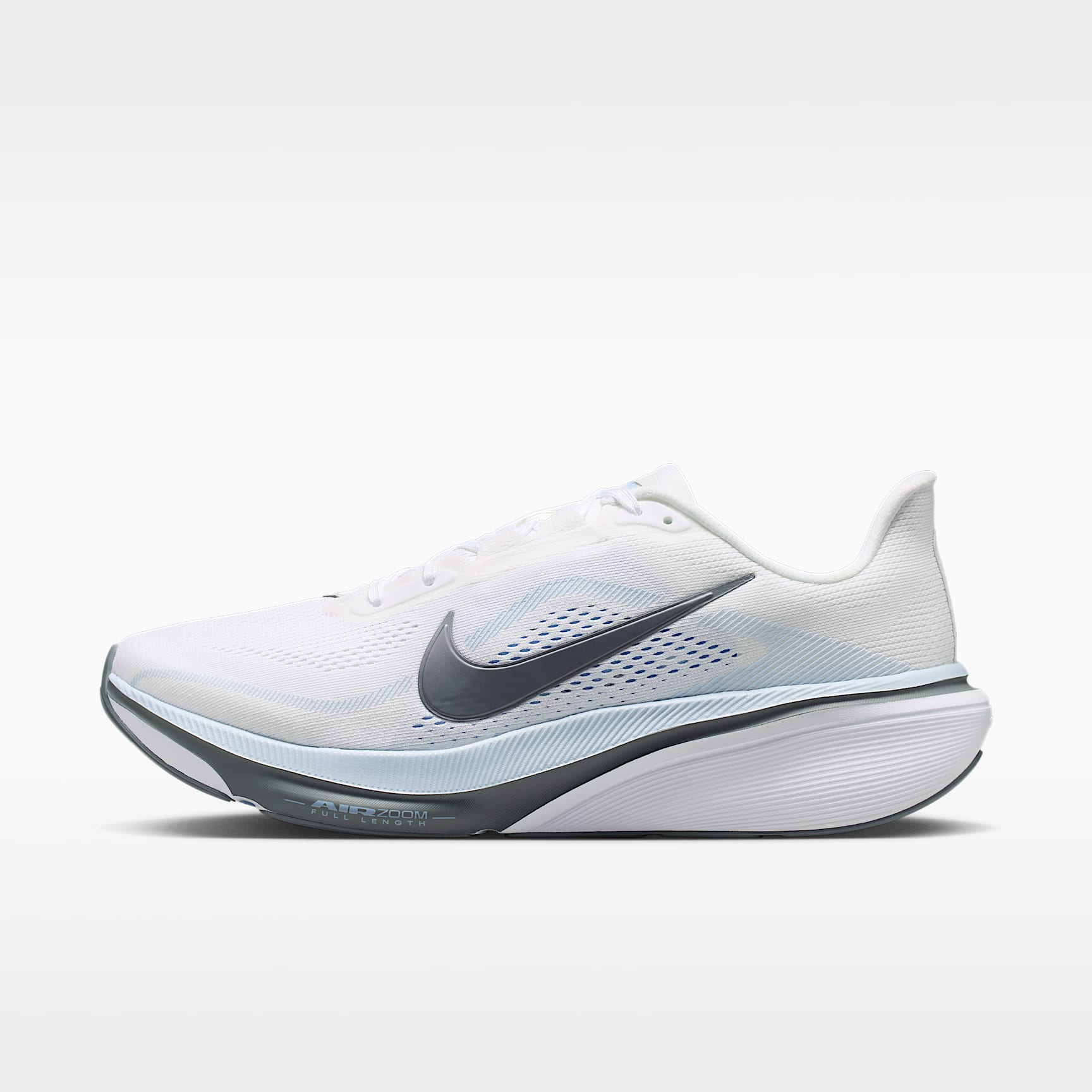 Nike Pegasus 42 Straßenlaufschuh (Herren) – Weiß/Grey Fog/Aluminum/Cool Grey