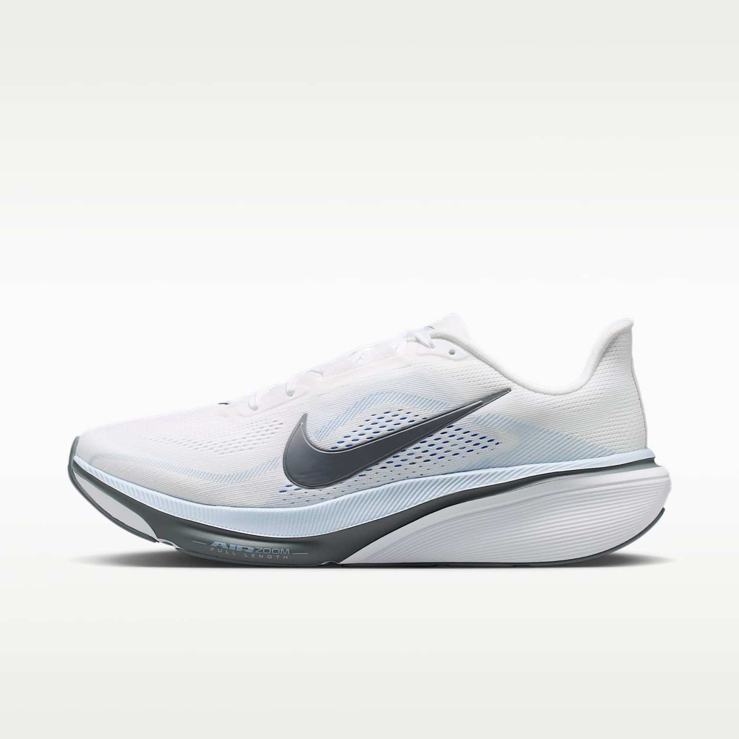 Nike Pegasus 42 Straßenlaufschuh (Herren) – Weiß/Grey Fog/Aluminum/Cool Grey
