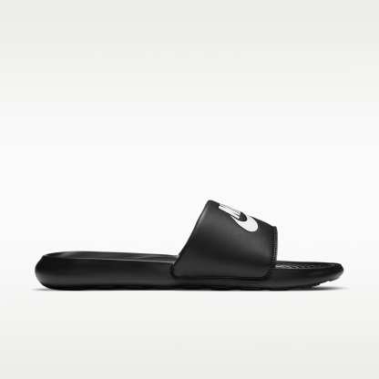 Nike Victori One Slides (Herren) – Schwarz/Schwarz/Weiß