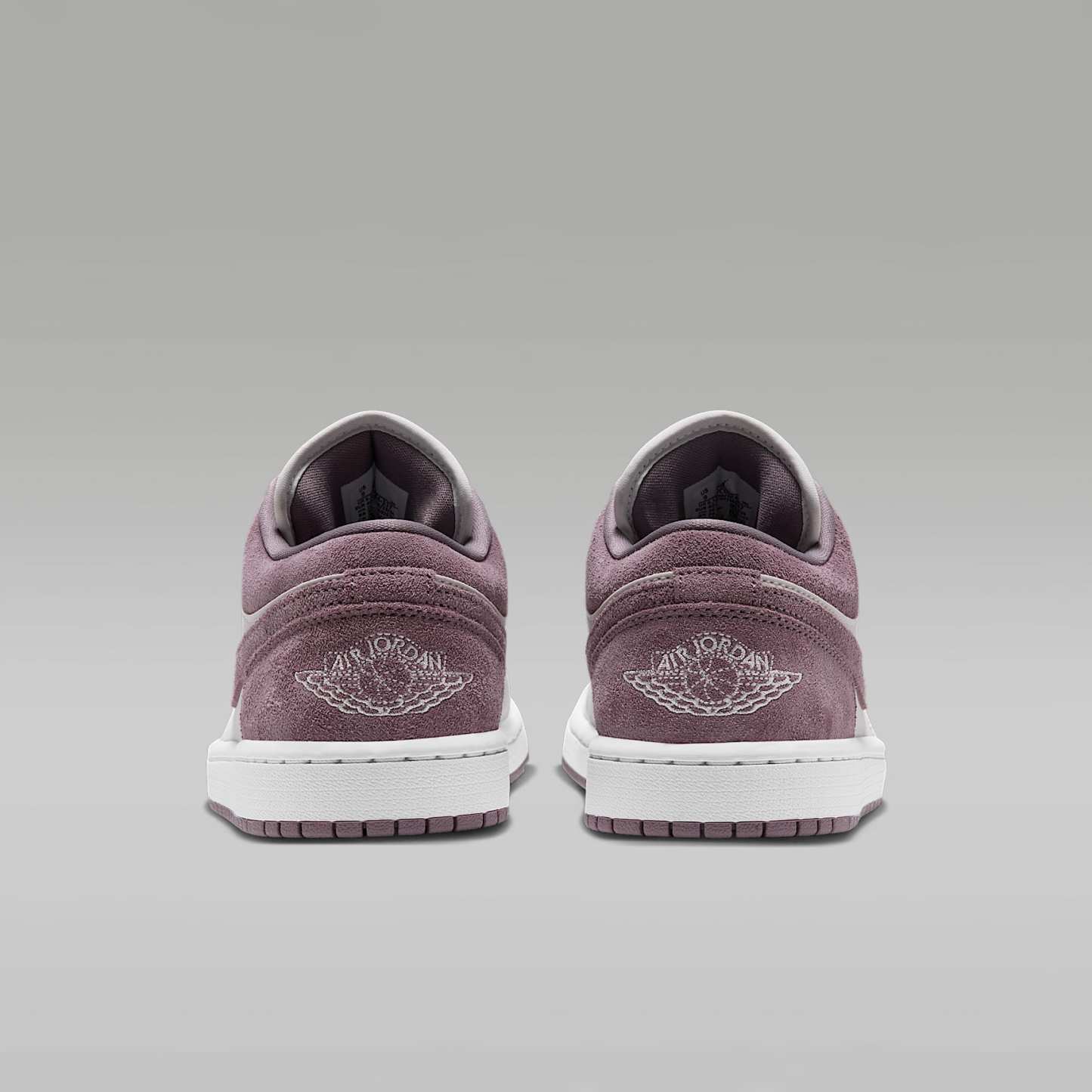 Air Jordan 1 Low Damenschuh – Swan/Purple Smoke/Weiß
