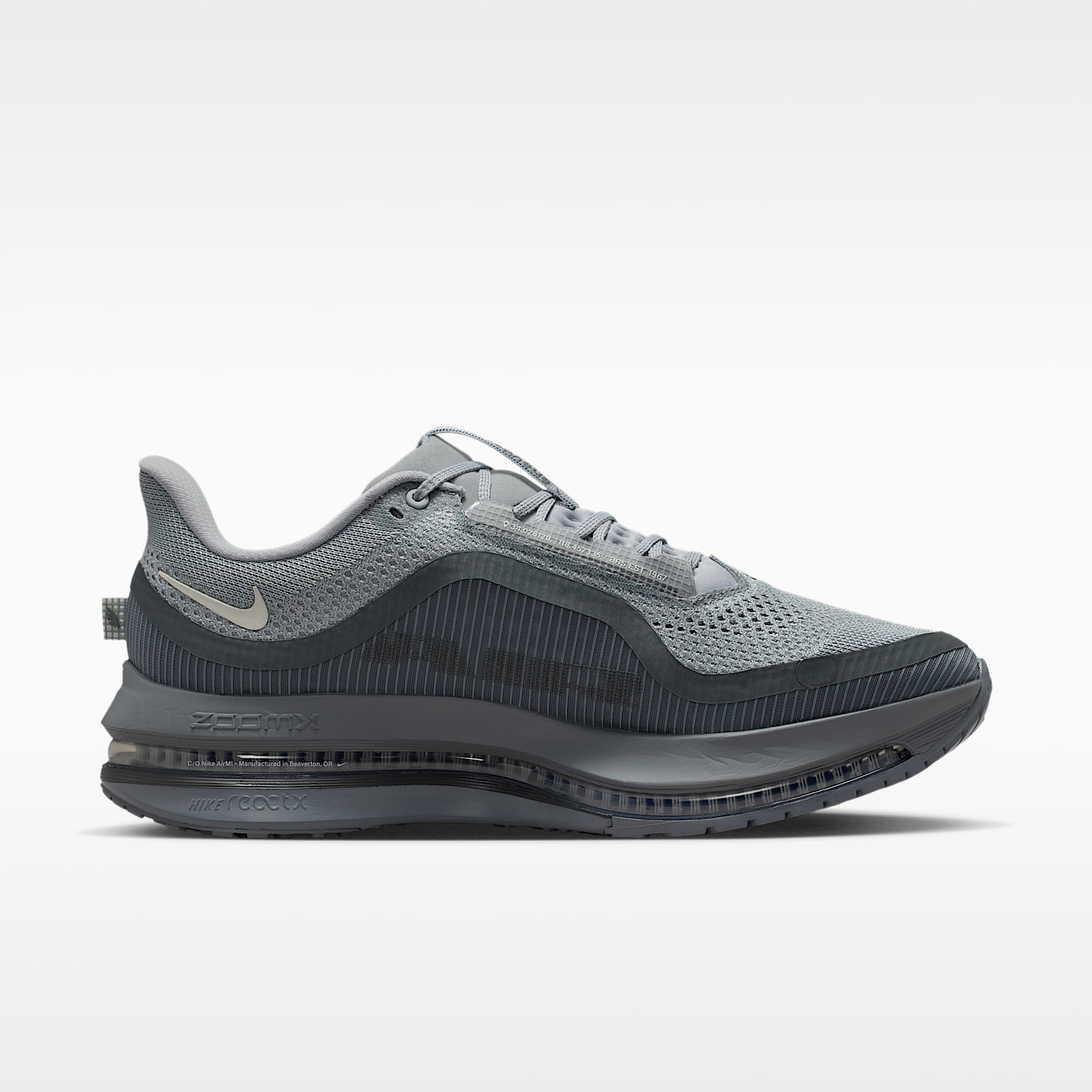 Nike Pegasus Premium Straßenlaufschuh (Herren) – Wolf Grey/Cool Grey/Anthracite/Sail