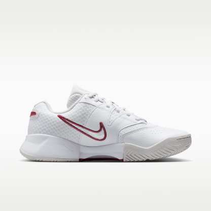 NikeCourt Lite 4 Tennisschuh für Hartplätze (Damen) – Weiß/Vast Grey/Pink Smoke