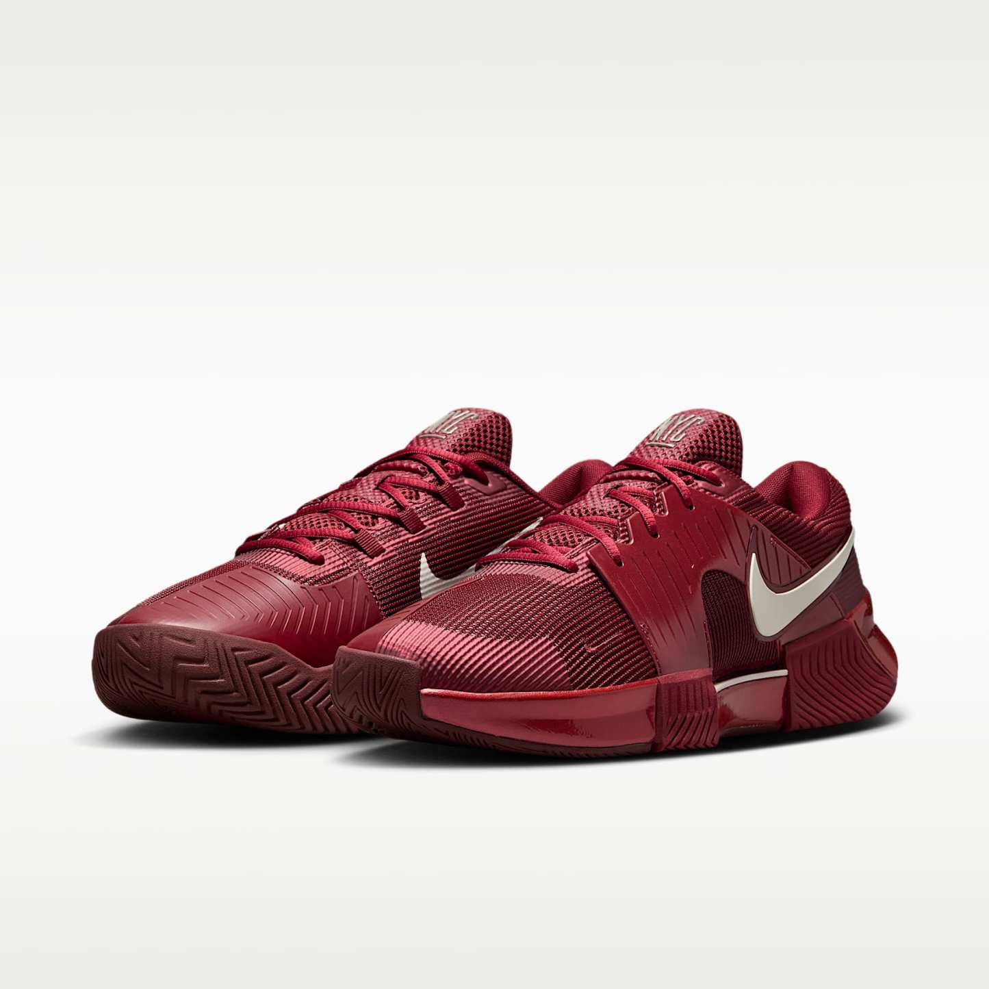 Nike GP Challenge 1.5 PRM Hartplatz-Tennisschuh (Herren) – Team Red/Green Spark/Pale Ivory