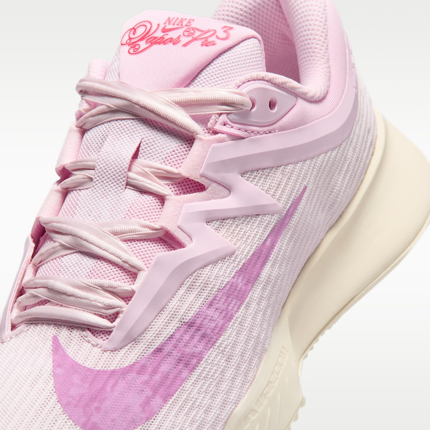 Nike Vapor Pro 3 Premium Tennisschuh für Clay Courts (Damen) – Pearl Pink/Pink Foam/Chalk/Light Magenta
