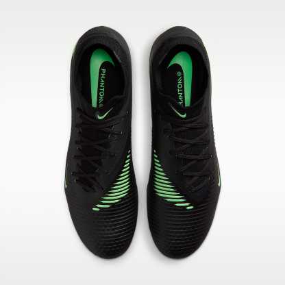 Nike Phantom 6 High Academy Fußballschuh für verschiedene Böden – Schwarz/Schwarz/Illusion Green