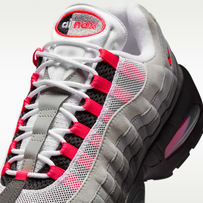 Nike Air Max 95 Big Bubble Schuh (Herren) – Schwarz/Medium Ash/Dark Pewter/Solar Red