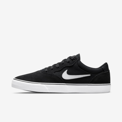 Nike SB Chron 2 Skateboardschuh – Schwarz/Schwarz/Weiß