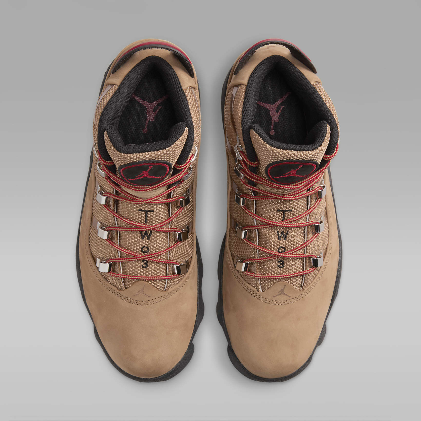 Jordan Winterized 6 Rings Herrenschuh – Rocky Tan/Varsity Red/Schwarz