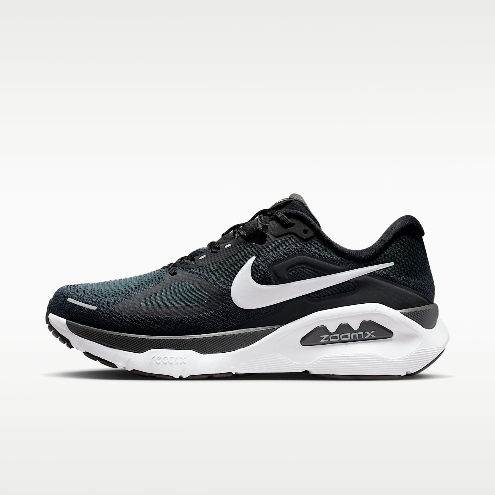 Nike Structure Plus Straßenlaufschuh (Herren) – Schwarz/Anthracite/Weiß