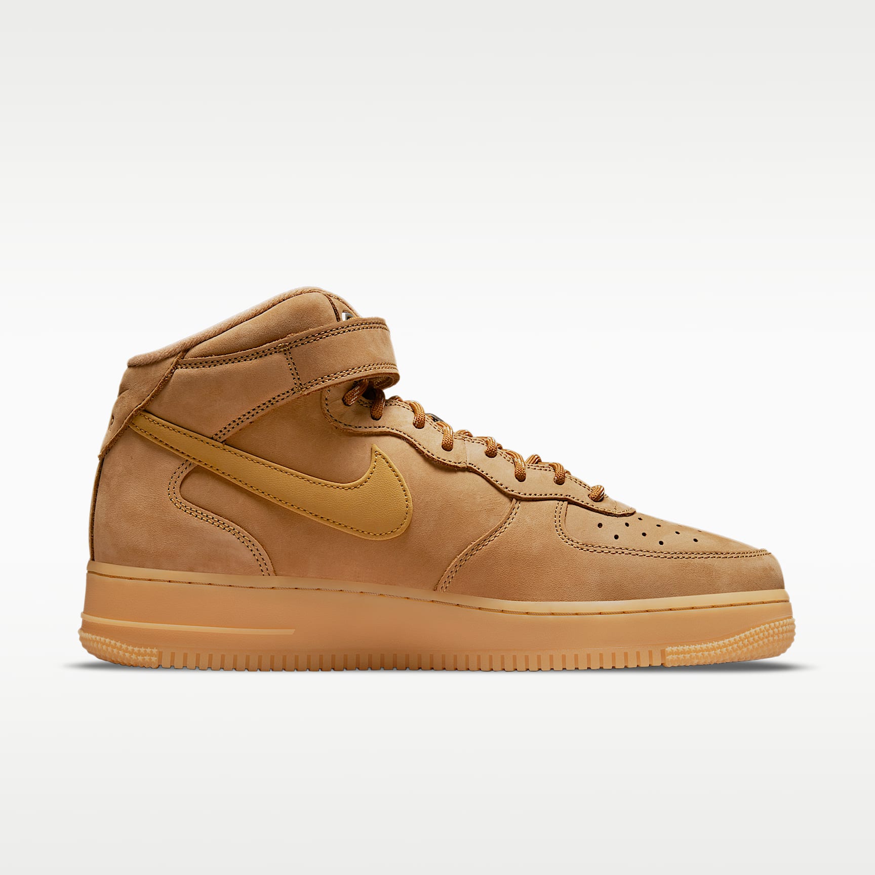 Nike Air Force 1 Mid '07 Herrenschuh – Flax/Gum Light Brown/Schwarz/Wheat