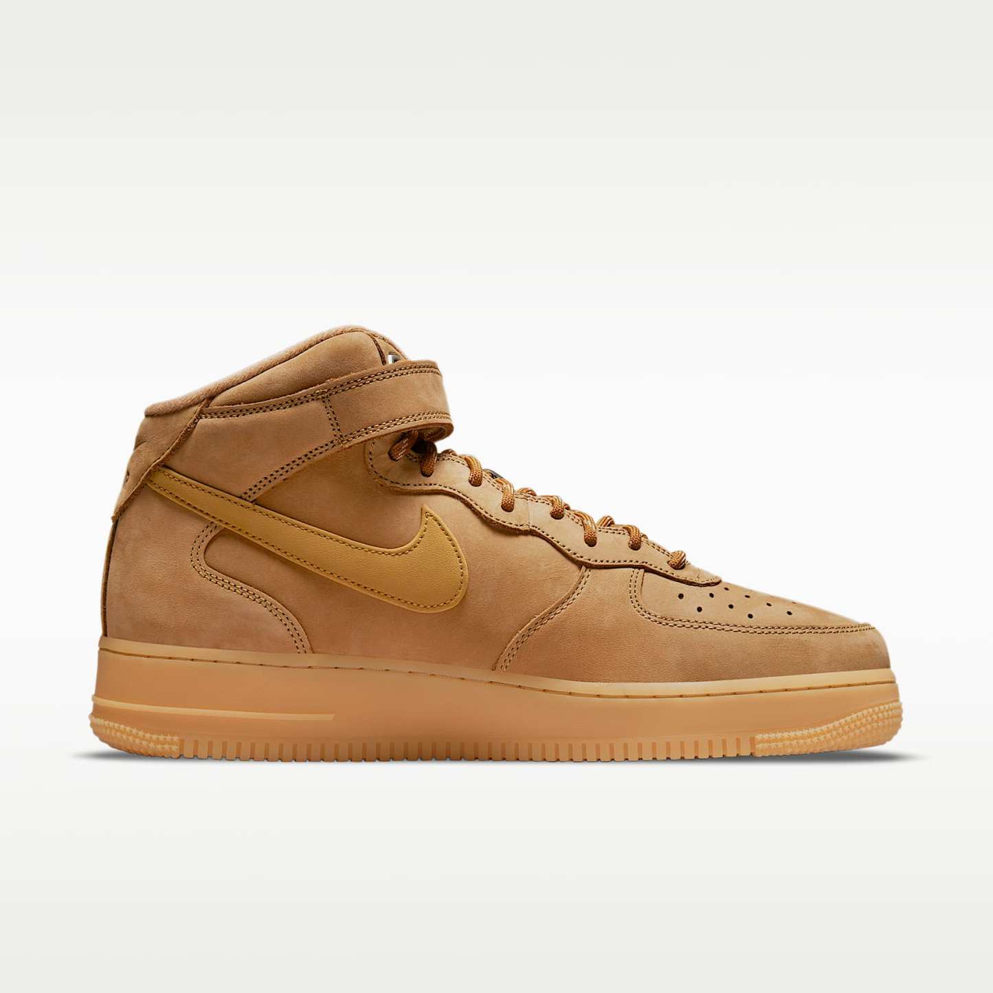 Nike Air Force 1 Mid '07 Herrenschuh – Flax/Gum Light Brown/Schwarz/Wheat