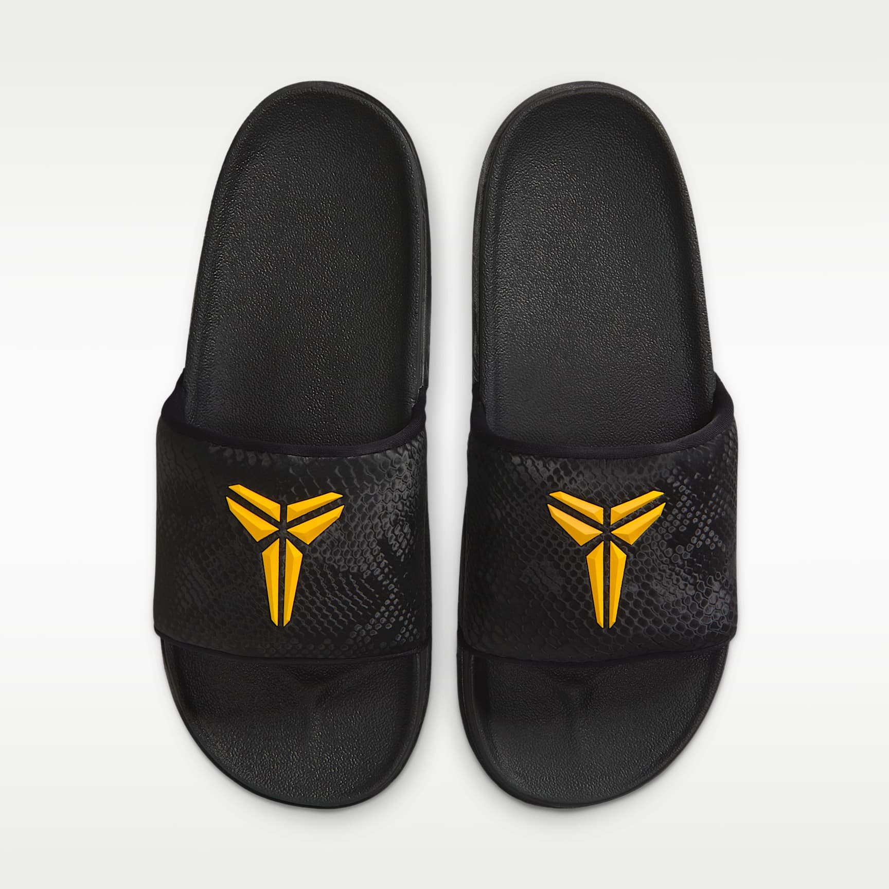 Kobe Offcourt Herren-Slides – Schwarz/University Gold