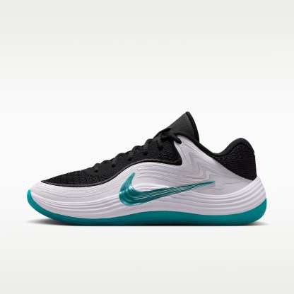 Nike Precision 8 Low Basketballschuh (Herren) – Schwarz/Weiß/Dusty Cactus/Dusty Cactus