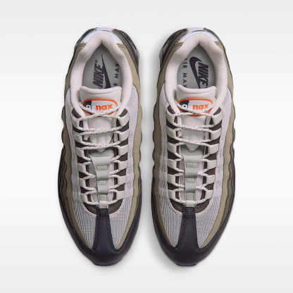 Nike Air Max 95 Big Bubble Schuh (Herren) – Light Bone/Anthracite/Dark Loden/Safety Orange