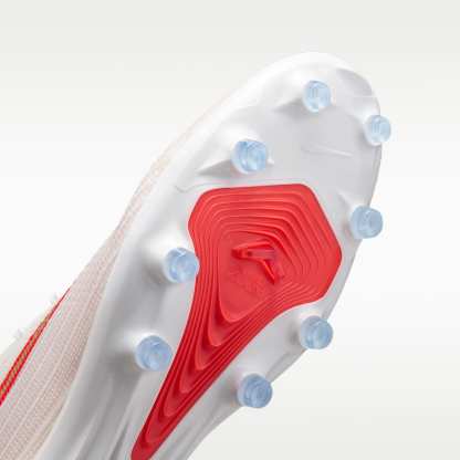 Nike Mercurial Superfly 11 Pro Low-Top-Fußballschuh für Kunstrasen – Weiß/Bright Crimson/Blur