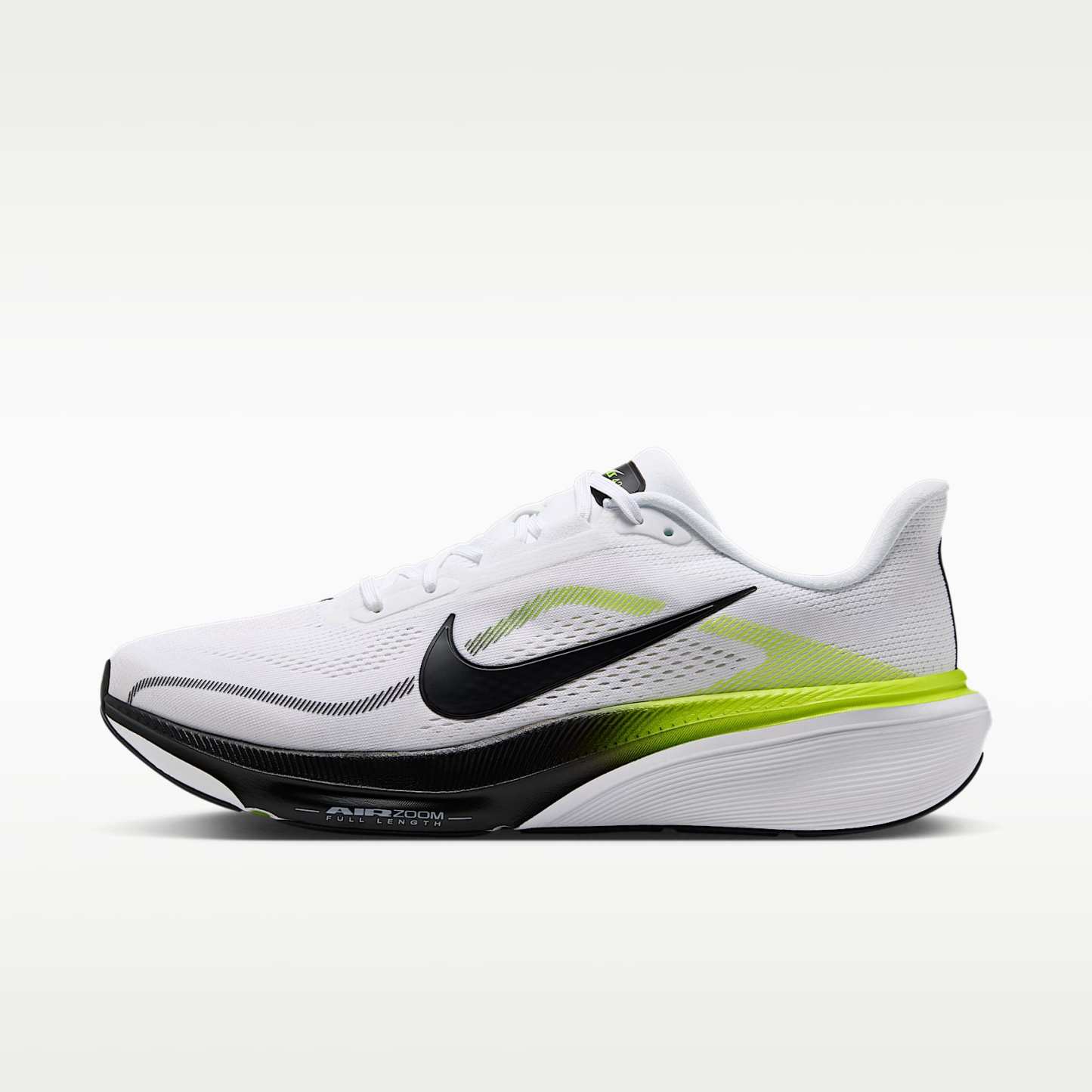 Nike Pegasus 42 Straßenlaufschuh (Herren) – Weiß/Lemon Venom/Weiß/Schwarz