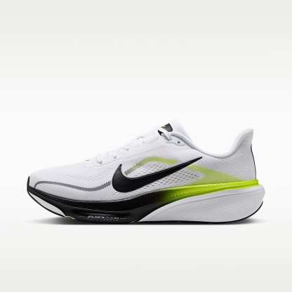 Nike Pegasus 42 Straßenlaufschuh (Herren) – Weiß/Lemon Venom/Weiß/Schwarz