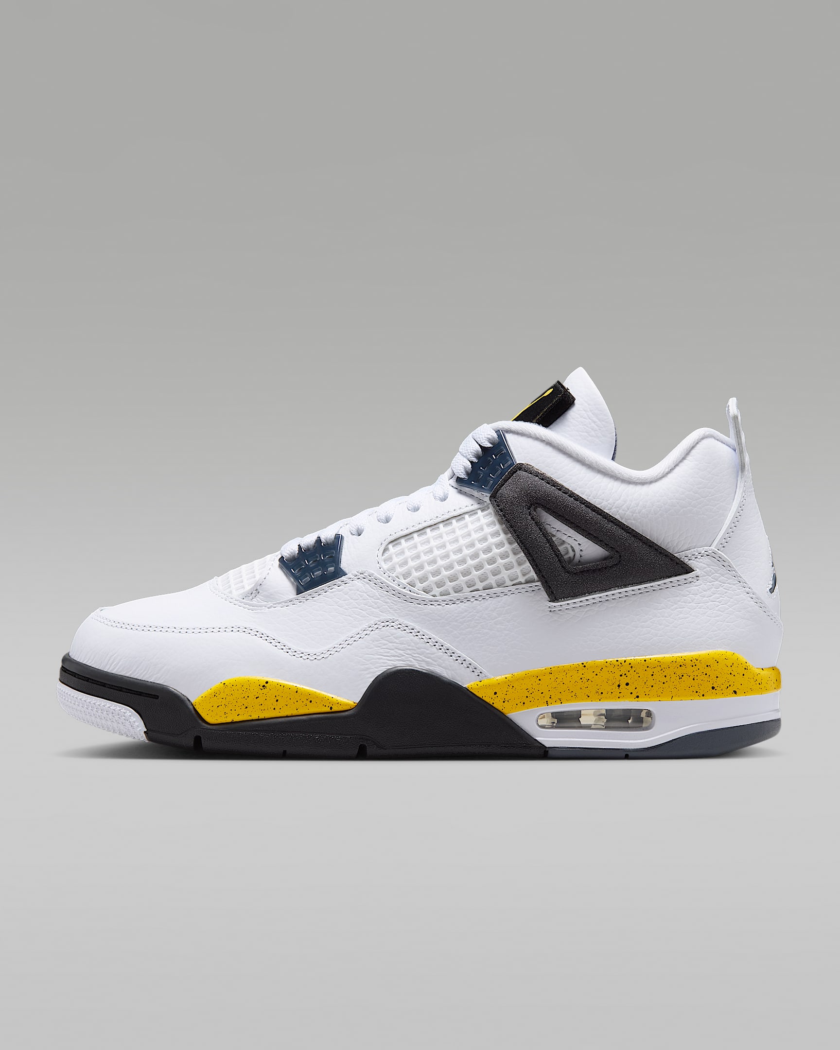 Air Jordan 4 Retro „Tour Yellow“ Schuh für Herren – Weiß/Dark Blue Grey/Schwarz/Tour Yellow