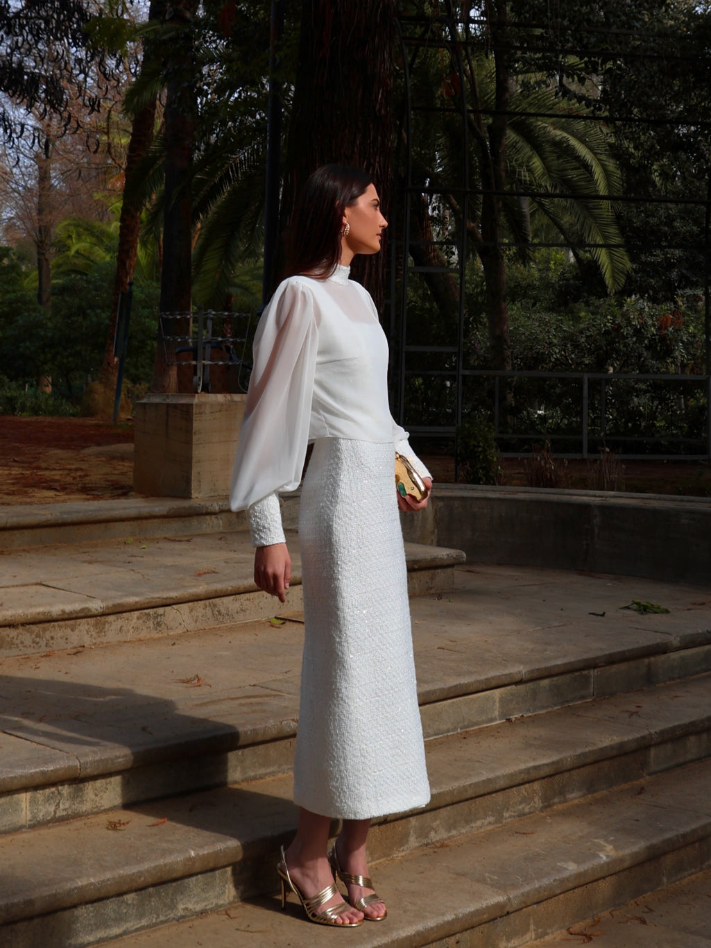 Conjunto Mónaco Blanco Midi