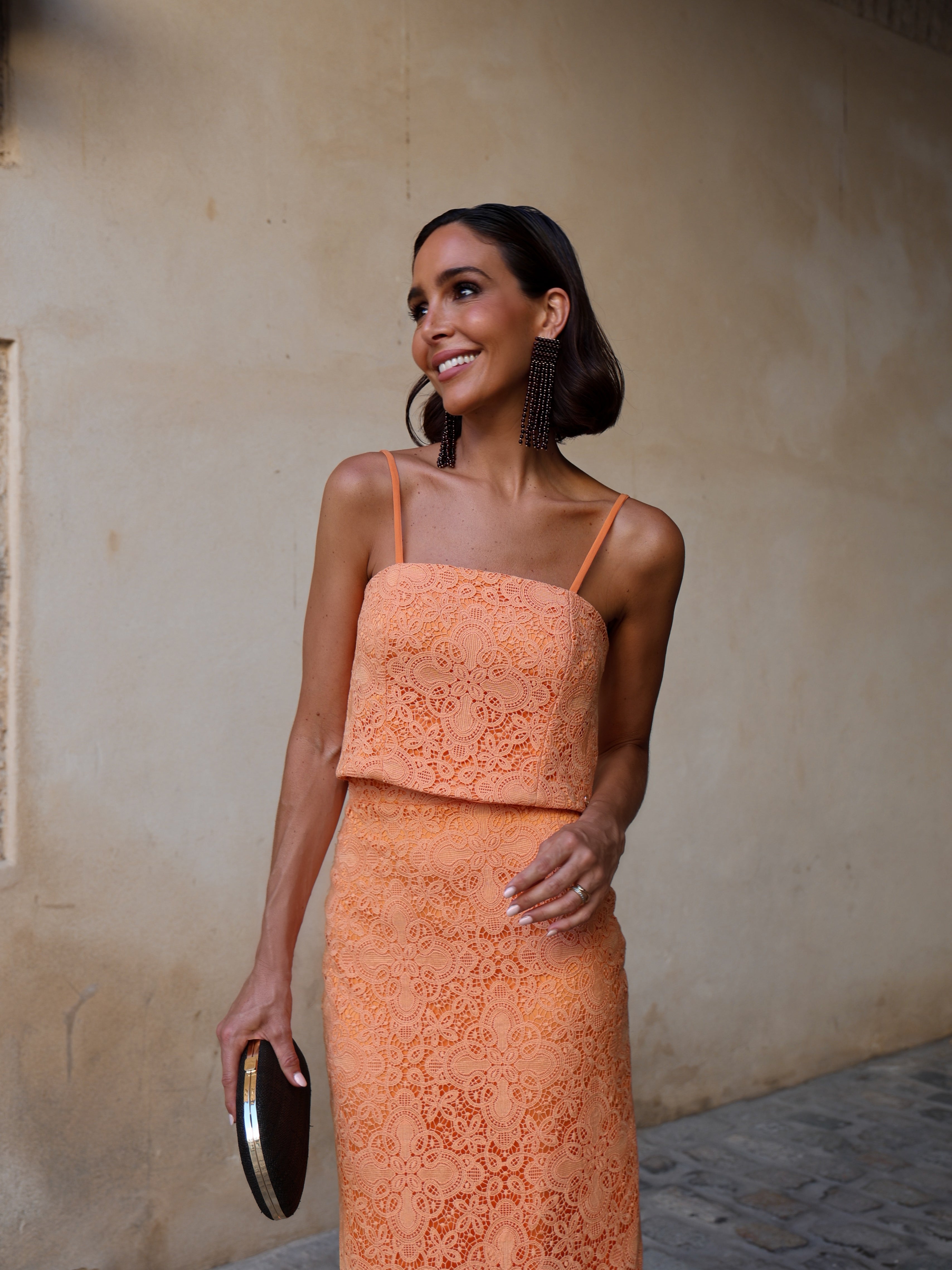 Falda Aura Papaya