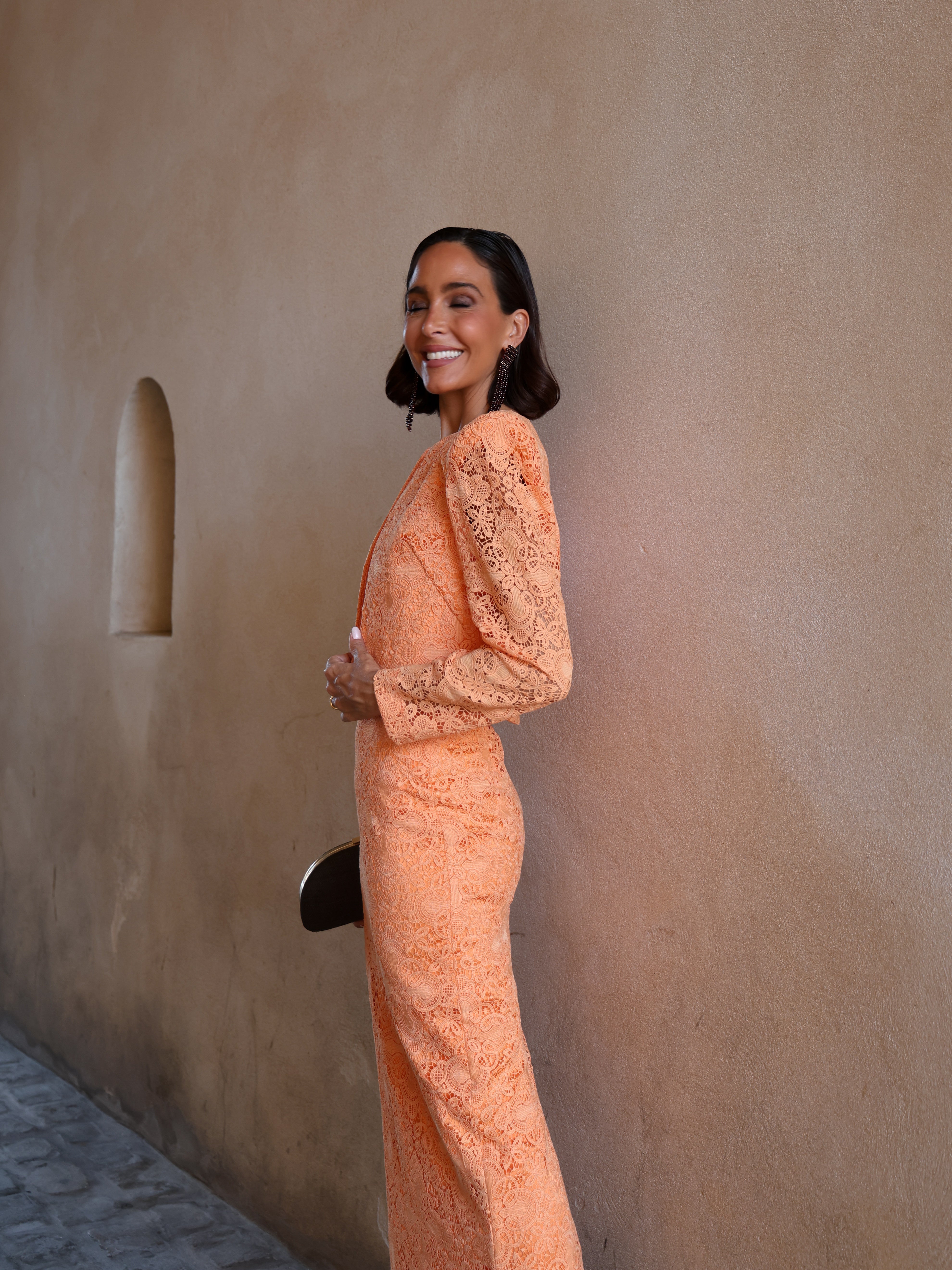 Falda Aura Papaya