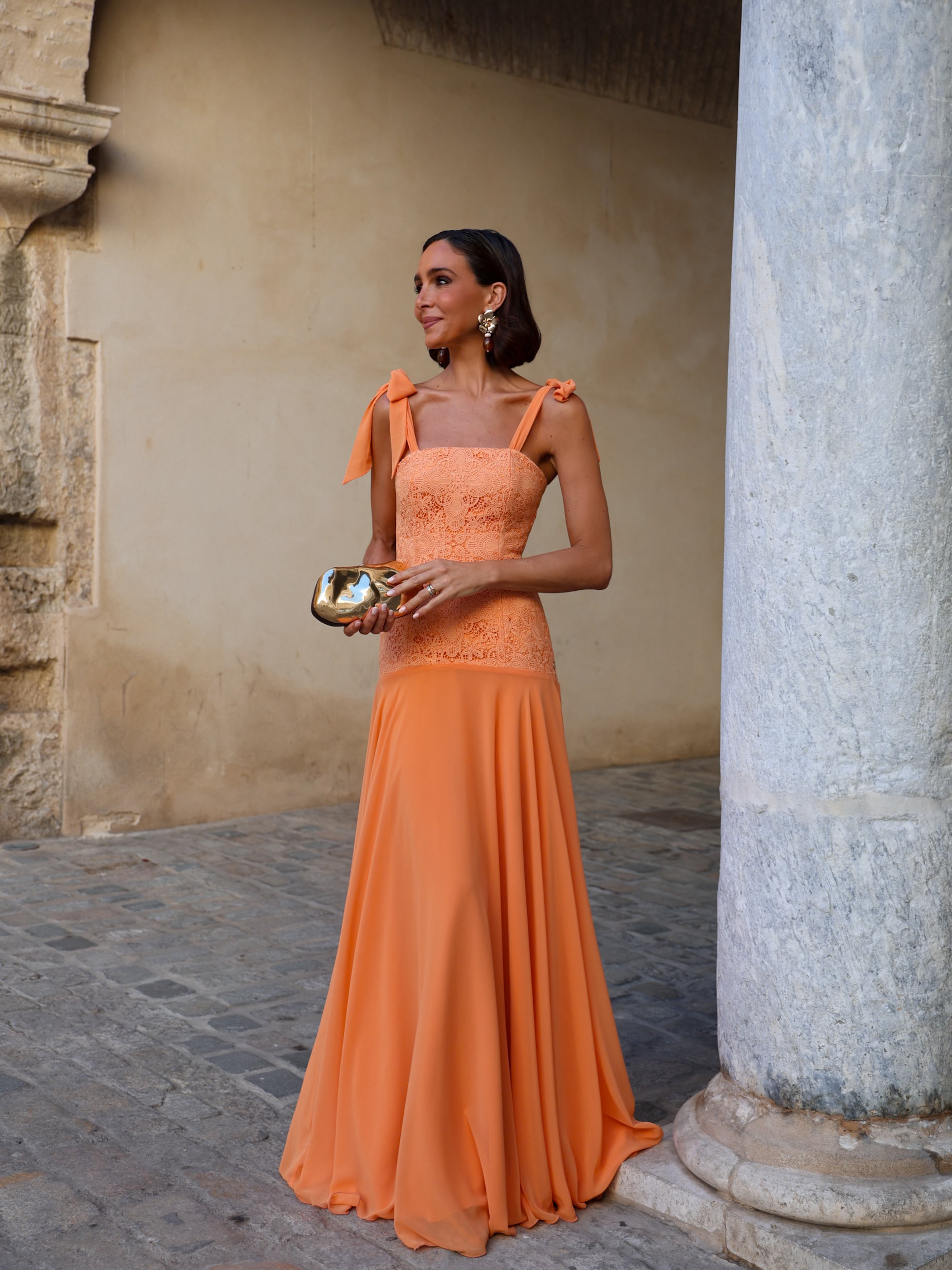Vestido Aura Papaya
