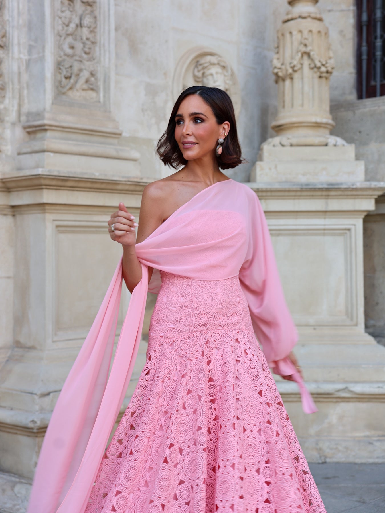 Vestido Midi Lacería