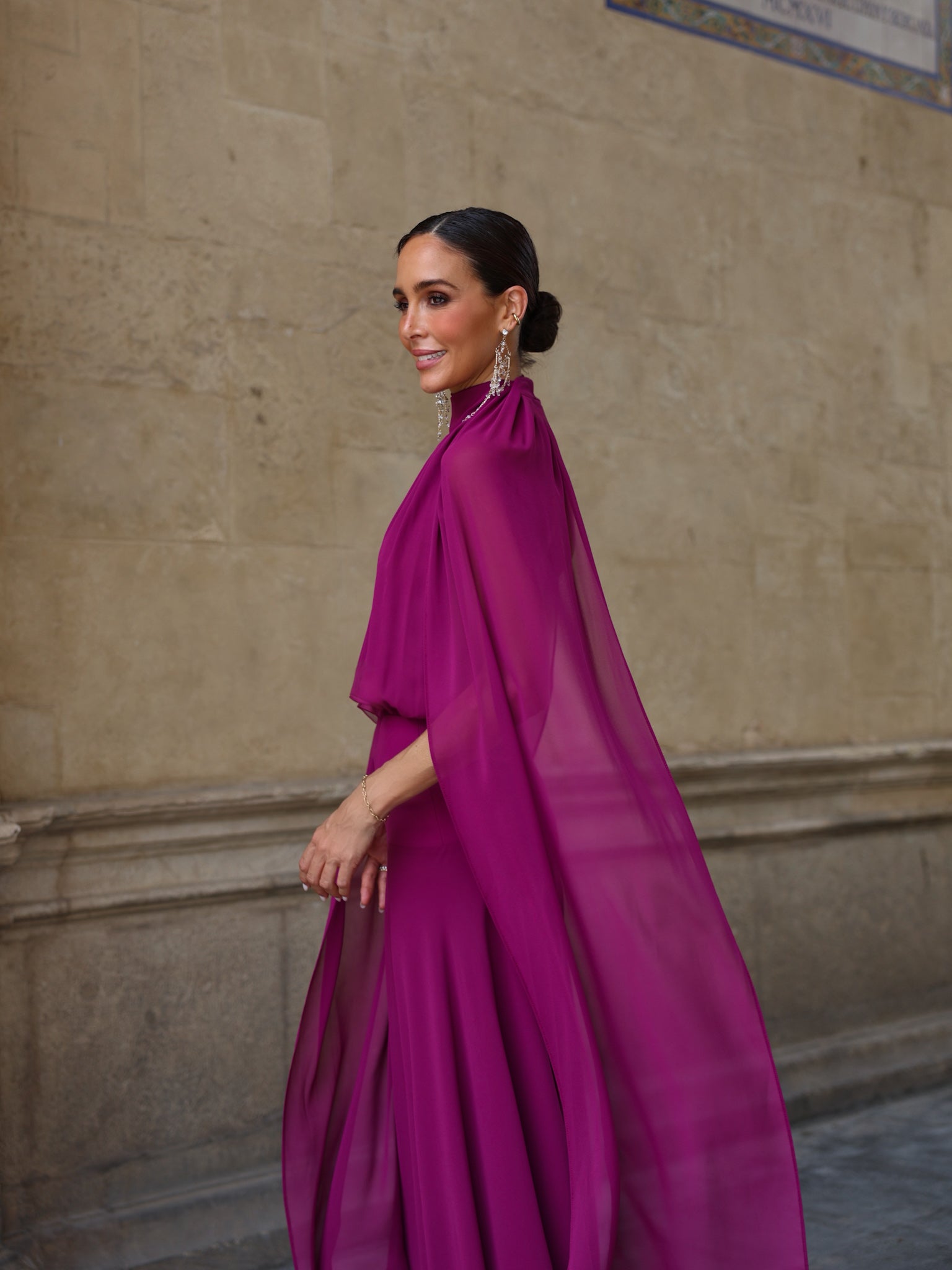 Vestido Paris magenta