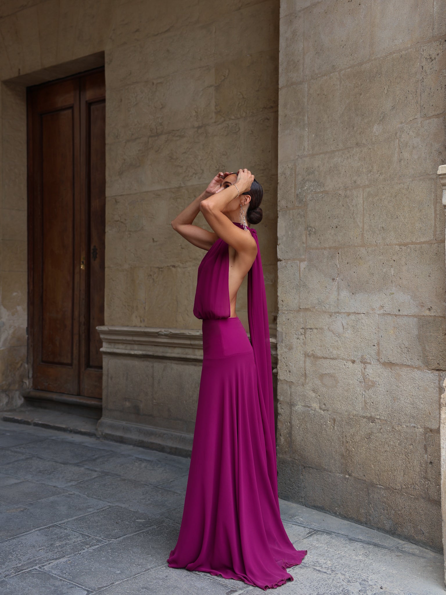 Vestido Paris magenta