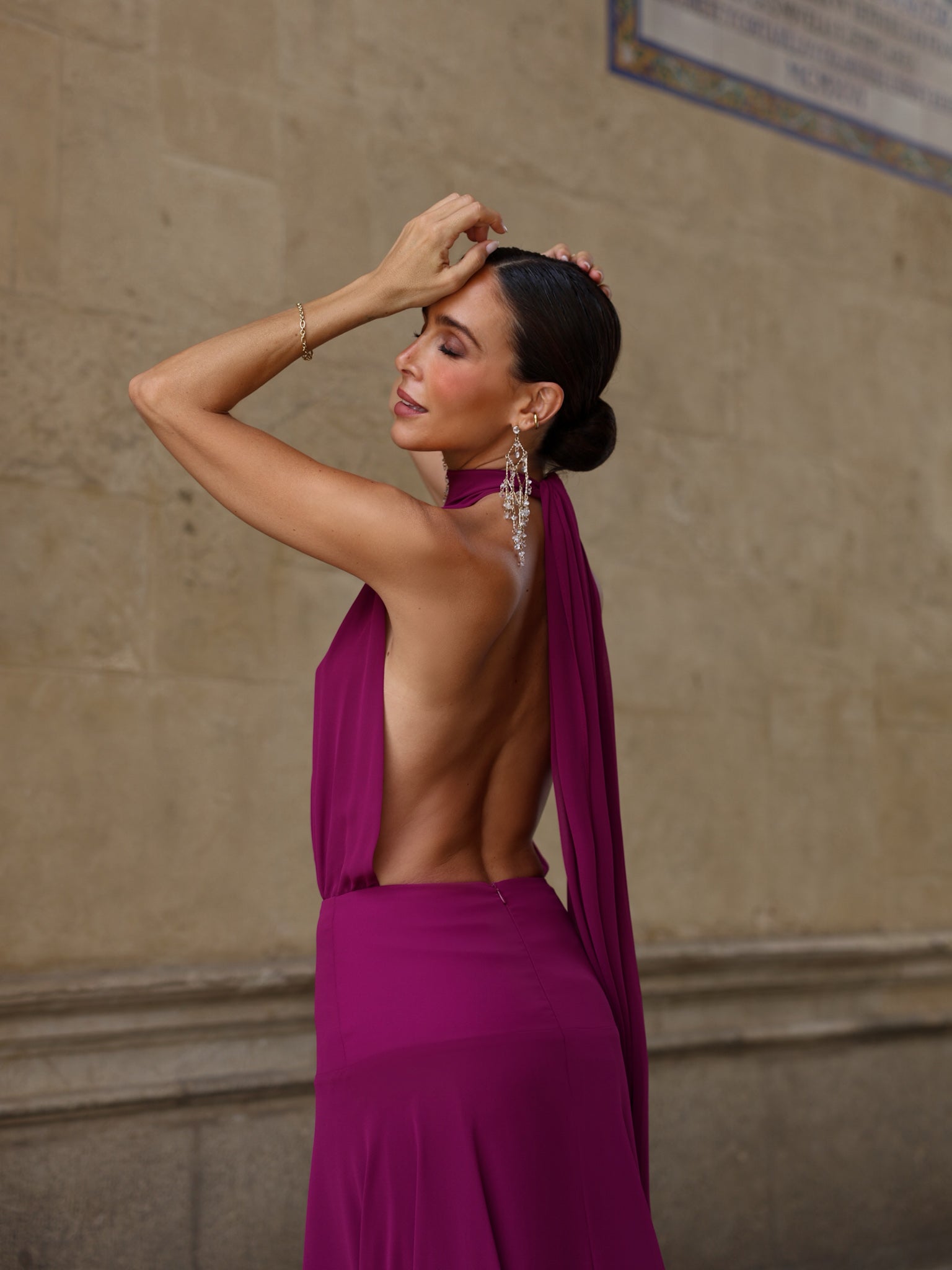 Vestido Paris magenta
